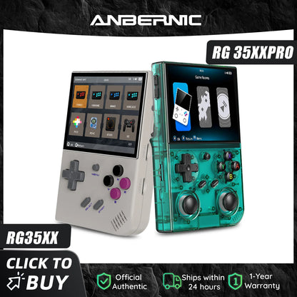 ANBERNIC 64 Bit RG 35XXPRO/RG35XX PLUS Retro Handheld Game Console